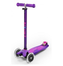 Самокат Micro Maxi Deluxe Purple LED (MMD066)