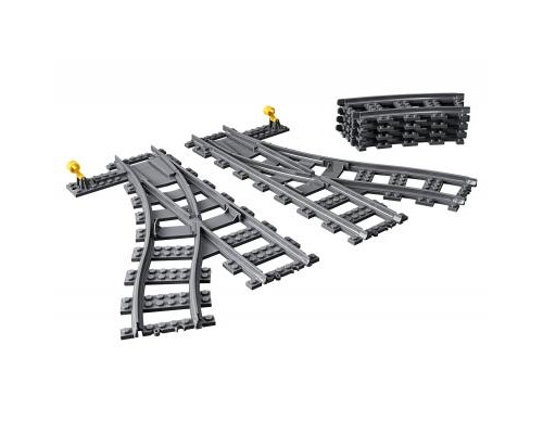 Конструктор LEGO City Залізничні стрілки 8 деталей (60238)