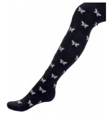 Колготки дитячі UCS Socks з метеликами (M0C0301-2110-5G-black)