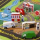 Дитячий килимок Melissa&Doug Дорожній килимок / дерев'яні іграшки (MD5195)