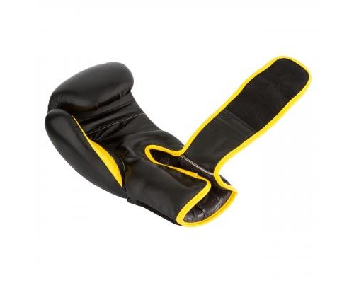 Боксерські рукавички PowerPlay 3018 12oz Black/Yellow (PP_3018_12oz_Black/Yellow)