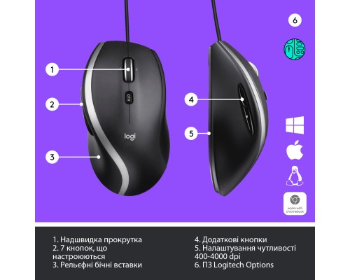 Мишка Logitech M500s Advanced (910-005784)