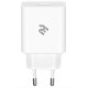 Зарядний пристрій 2E USB Wall Charger QC3.0 DC5V/3A, Max 18W, white (2E-WC1USB18W-W)