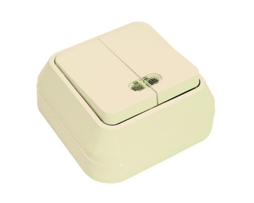 Вимикач MAKEL Крем (45223)