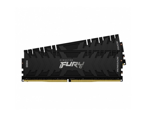 Модуль пам'яті для комп'ютера DDR4 16GB (2x8GB) 4266 MHz Renegade Black Kingston Fury (ex.HyperX) (KF442C19RBK2/16)