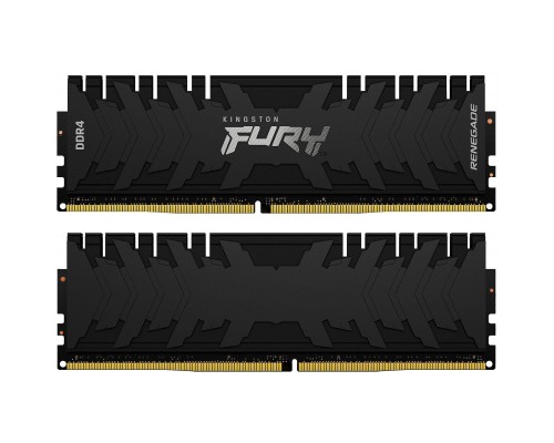 Модуль пам'яті для комп'ютера DDR4 16GB (2x8GB) 4266 MHz Renegade Black Kingston Fury (ex.HyperX) (KF442C19RBK2/16)
