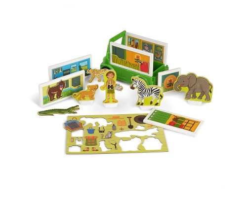 Ігровий набір Melissa&Doug магнітний Сафарі - рятувальна машина (MD30666)