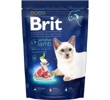 Сухий корм для кішок Brit Premium by Nature Cat Sensitive 1.5 кг (8595602553181)