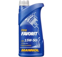 Моторна олива Mannol FAVORIT 1л 15W-50 (MN7510-1)