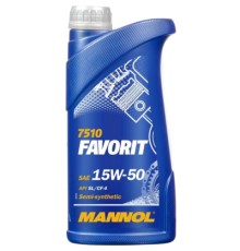 Моторна олива Mannol FAVORIT 1л 15W-50 (MN7510-1)