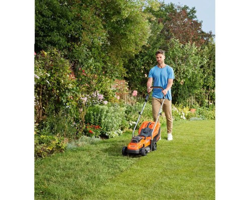 Газонокосарка Black&Decker акумуляторна 18 В, 4.0 Ач, 32 см, 2 АКБ та ЗП (BCMW33184L2)