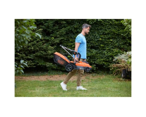 Газонокосарка Black&Decker акумуляторна 18 В, 4.0 Ач, 32 см, 2 АКБ та ЗП (BCMW33184L2)