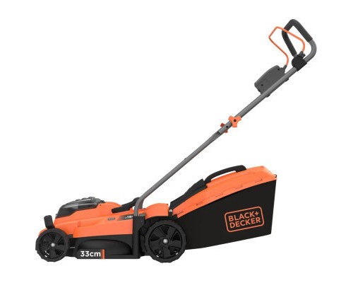 Газонокосарка Black&Decker акумуляторна 18 В, 4.0 Ач, 32 см, 2 АКБ та ЗП (BCMW33184L2)