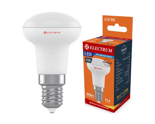 Лампочка Electrum R39 5W PA LR- 5 Е14 4000K (A-LR-1945)