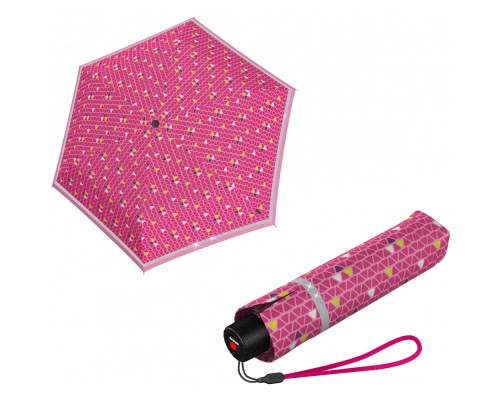Парасоля Knirps Rookie Manual Triple Pink Reflective (Kn95 6050 8540)