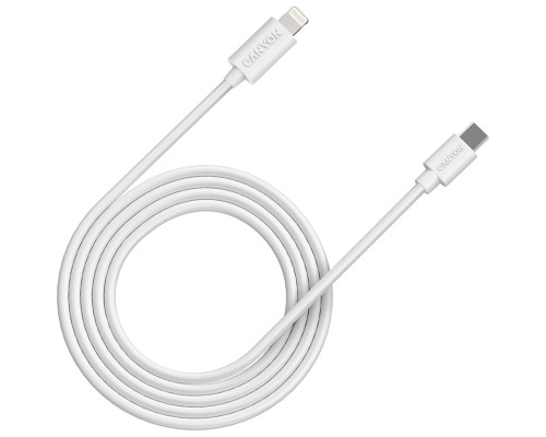 Дата кабель USB-C to Lightning 2.0m 3A White Canyon (CNE-CFI12W)