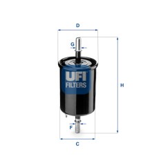 Фільтр паливний UFI 31.843.00