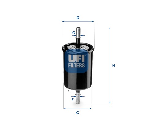 Фільтр паливний UFI 31.843.00