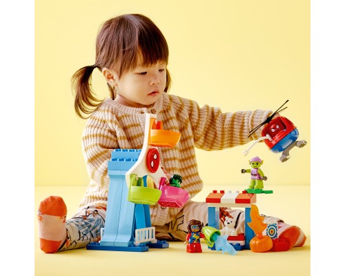 Конструктор LEGO DUPLO Super Heroes Людина-Павук і друзі: Пригоди на ярмарку 41 деталь (10963)