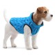 Курточка для тварин Collar AiryVest UNI двостороння L 55 блакитно-чорна (2571)
