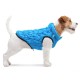 Курточка для тварин Collar AiryVest UNI двостороння L 55 блакитно-чорна (2571)