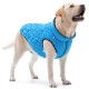 Курточка для тварин Collar AiryVest UNI двостороння L 55 блакитно-чорна (2571)