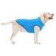 Курточка для тварин Collar AiryVest UNI двостороння L 55 блакитно-чорна (2571)