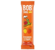 Цукерка Bob Snail Равлик Боб Хурма страйп, 14 г (4820219342458)