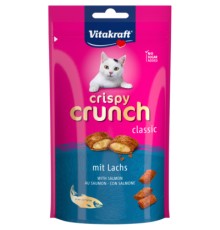 Ласощі для котів Vitakraft Crispy Crunch подушечки лосось 60 г (4008239288158)