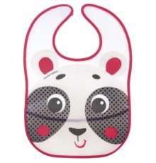 Слинявчик Canpol babies Hello Little пластмасовий з кишенькою Бежевий (9/232_bei)