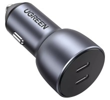 Зарядний пристрій Ugreen QC 3.0+QC 3.0 Dual USB-A 40W Fast Car Charger Space Grey (CD213) (70594)
