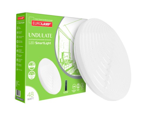Світильник Eurolamp Undulate N31 48W 3000K (LED-ESL-48W-N31)