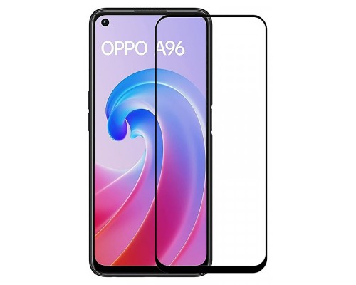 Скло захисне BeCover Oppo A96 Black (709770)
