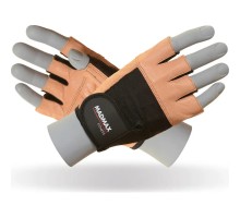 Рукавички для фітнесу MadMax MFG-444 Fitness Brown M (MFG-444-Brown_M)