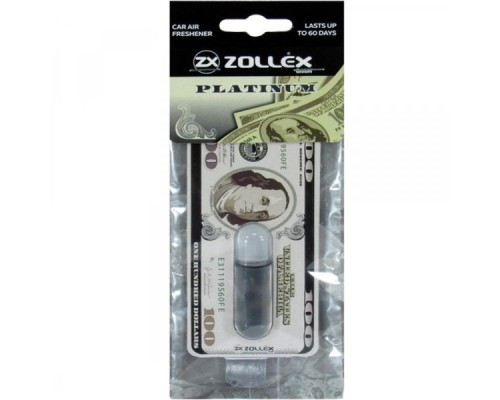 Ароматизатор для автомобіля Zollex Dollar Platinum (3930352) 