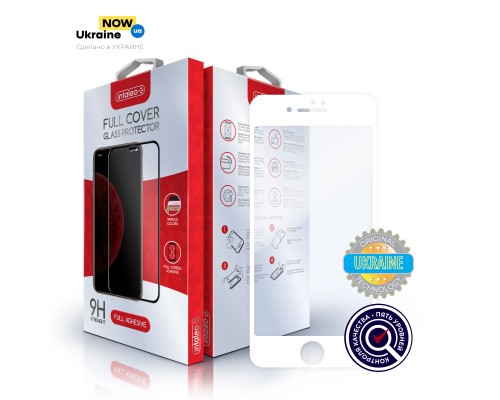 Скло захисне Intaleo Full Glue Apple iPhone SE 2020 white (1283126502910)