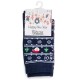 Шкарпетки дитячі Bross новорічні (2101-13-blue)