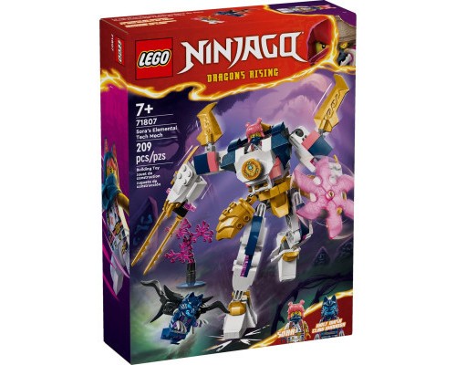 Конструктор LEGO NINJAGO Робот технічної стихії Сори 209 деталей (71807)