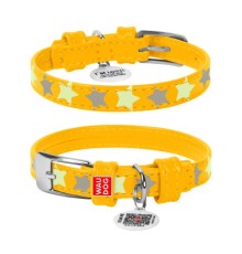 Нашийник для тварин WAUDOG Glamour з QR-паспортом 