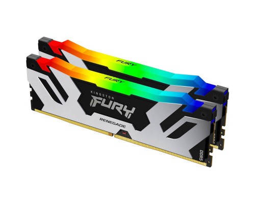 Модуль пам'яті для комп'ютера DDR5 64GB (2x32GB) 6400 MHz Renegade RGB XMP Kingston Fury (ex.HyperX) (KF564C32RSAK2-64) Модуль пам'яті для комп'ютера DDR5 64GB (2x32GB) 6400 MHz Renegade RGB XMP Kingston Fury (ex.HyperX) (KF564C32RSAK2-64)