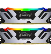 Модуль пам'яті для комп'ютера DDR5 64GB (2x32GB) 6400 MHz Renegade RGB XMP Kingston Fury (ex.HyperX) (KF564C32RSAK2-64)