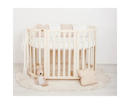 Ліжечко Angelo трансформер 7-в-1 (айворі) (11026)