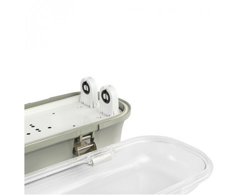 Світильник Videx IP65 2хТ8 VIDEX 0,6М 220V (VL-BNW-T8062G)