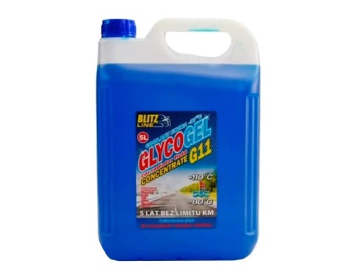 Антифриз BioLine Poland Glycogel G11 -80°C син, 10л (175525) 