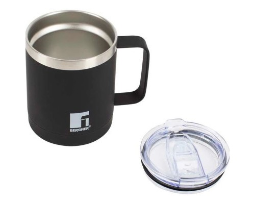 Термокружка Bergner Coffee & tea lovers 350 мл Black (BG-37788-BK)