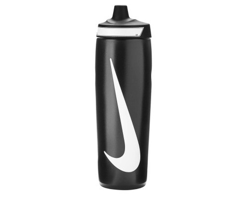 Пляшка для води Nike Refuel Bottle 24 OZ чорний, білий 709 мл N.100.7666.091.24 (887791745156)