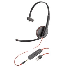 Навушники Poly BlackWire C3215 USB-C/A + 3.5mm HS Mono (8X227AA)
