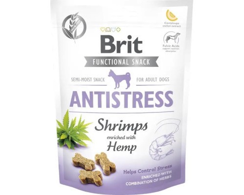 Ласощі для собак Brit Care Functional Antistress 150 г - креветка (8595602539987)