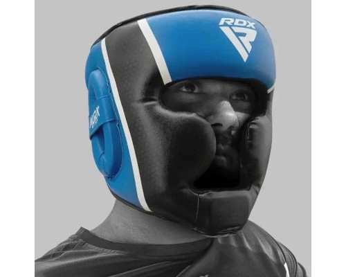 Боксерський шолом RDX Aura Plus T-17 Blue/Black S (HGR-T17UB-S+)