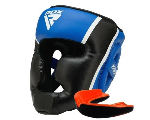 Боксерський шолом RDX Aura Plus T-17 Blue/Black S (HGR-T17UB-S+)